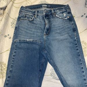 old navy x boyfriend extra high rise jeans